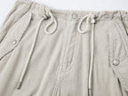 Corduroy parachute pants