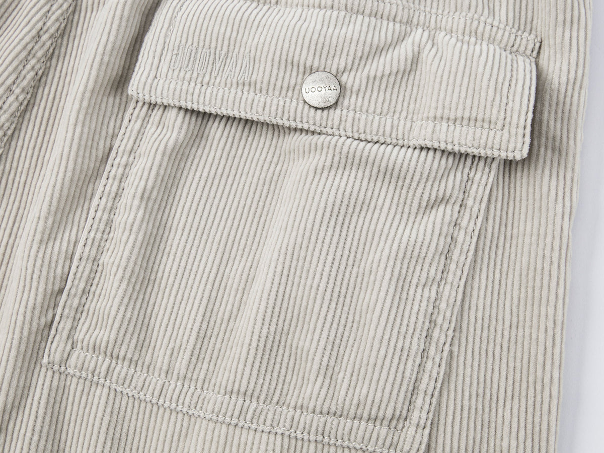 Corduroy parachute pants