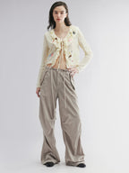 Corduroy parachute pants