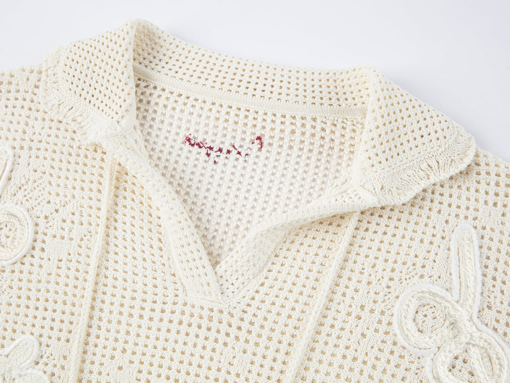 Pullover knit with love and angel print