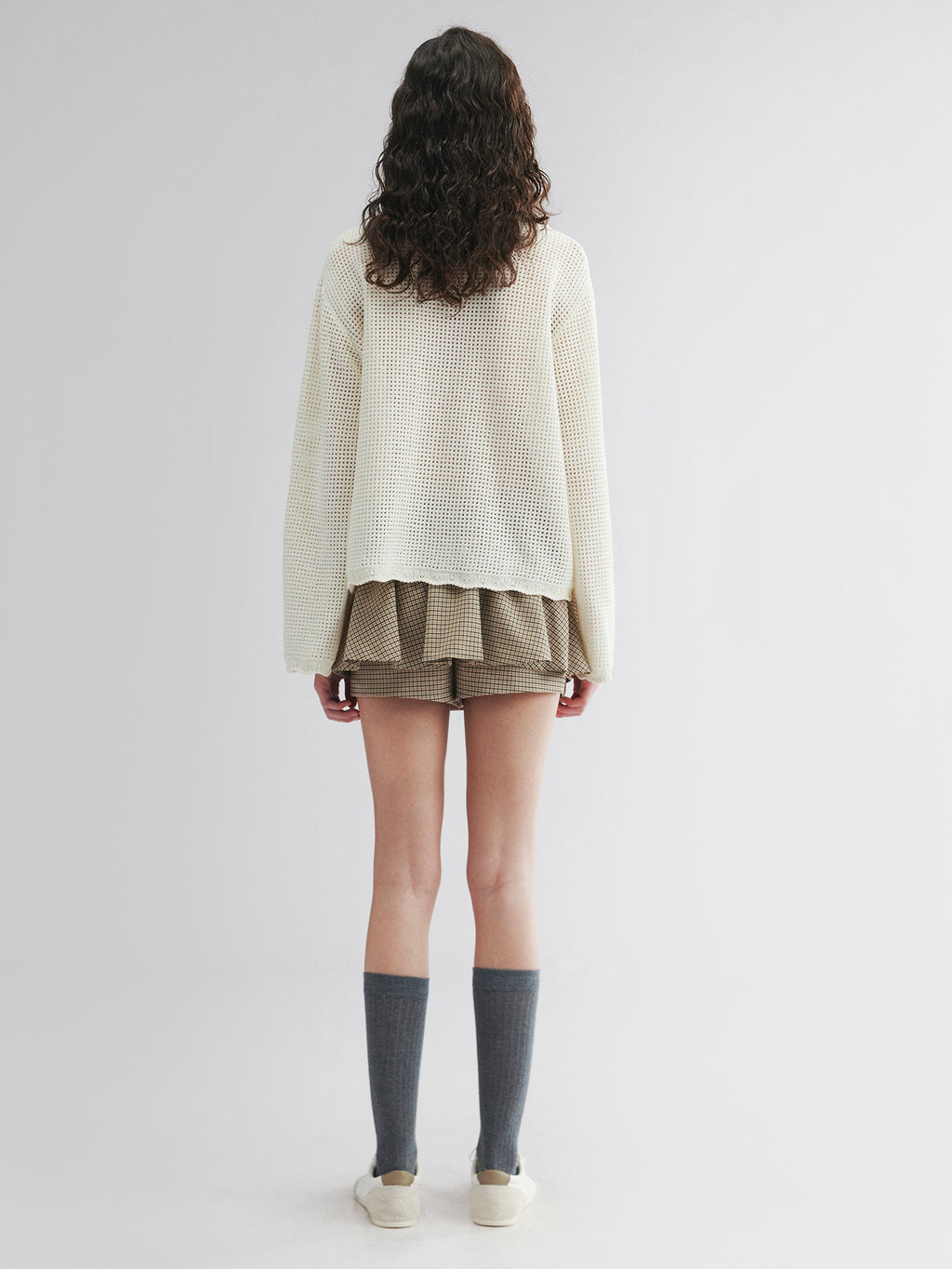 Pullover knit with love and angel print