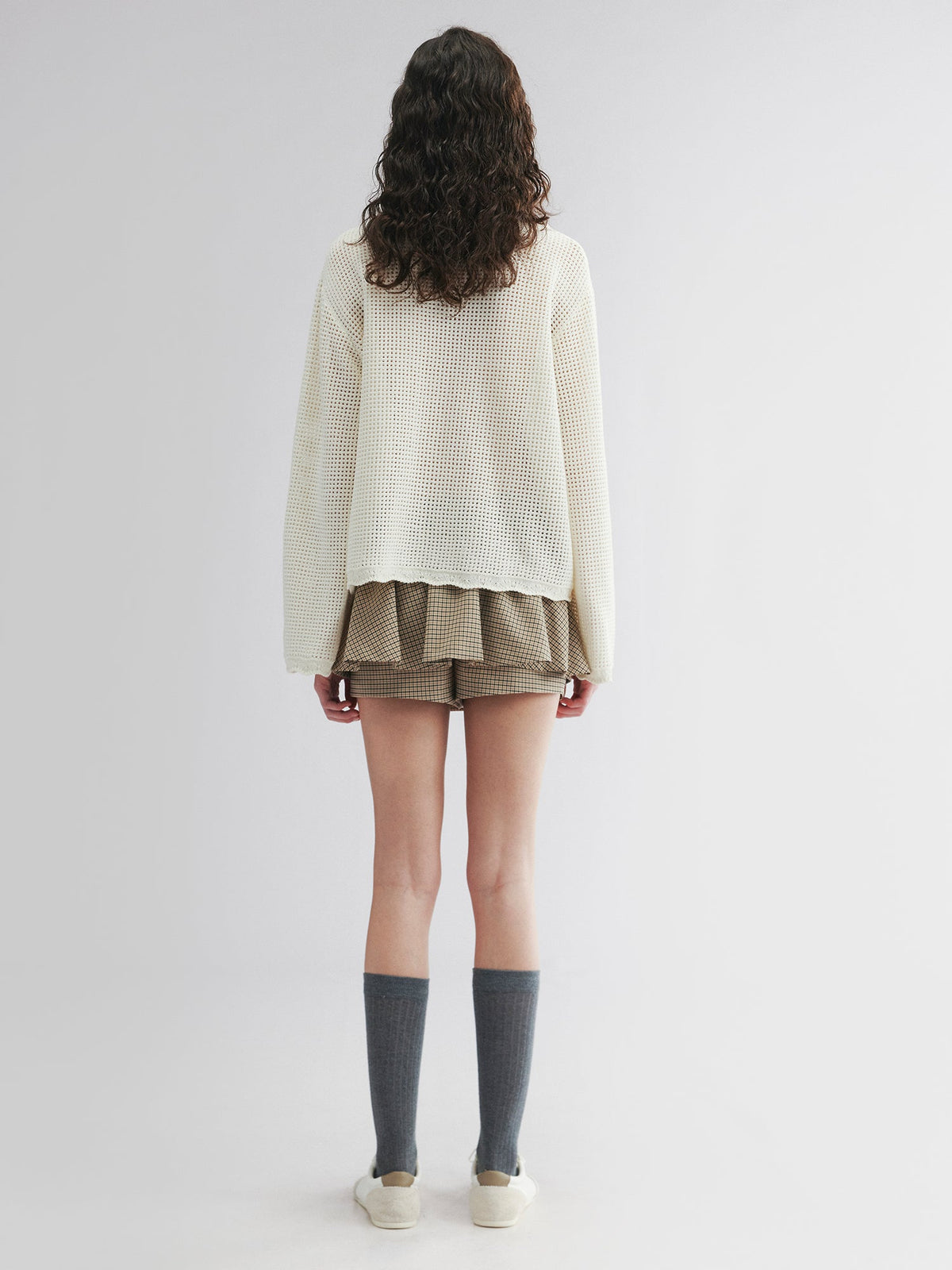 Pullover knit with love and angel print