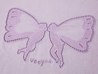 Long sleeve layered tee with love and angel print