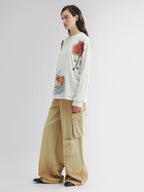 Long sleeve tee with love and angel print