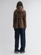 Classic outdoor functional jacket with bow detail