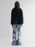 Classic outdoor functional jacket with bow detail