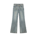 Vintage low-rise flared jeans