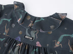 Mermaid ruffle collar shirt