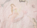 Mermaid print pullover sweater