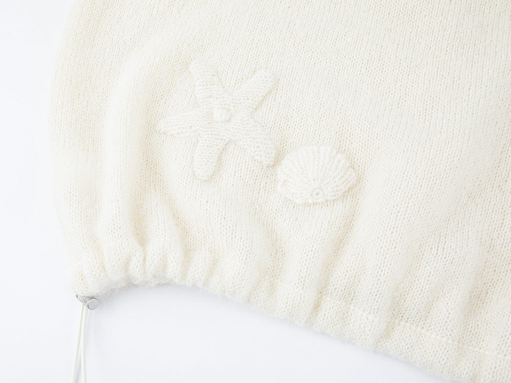 Octopus sailor knit pullover