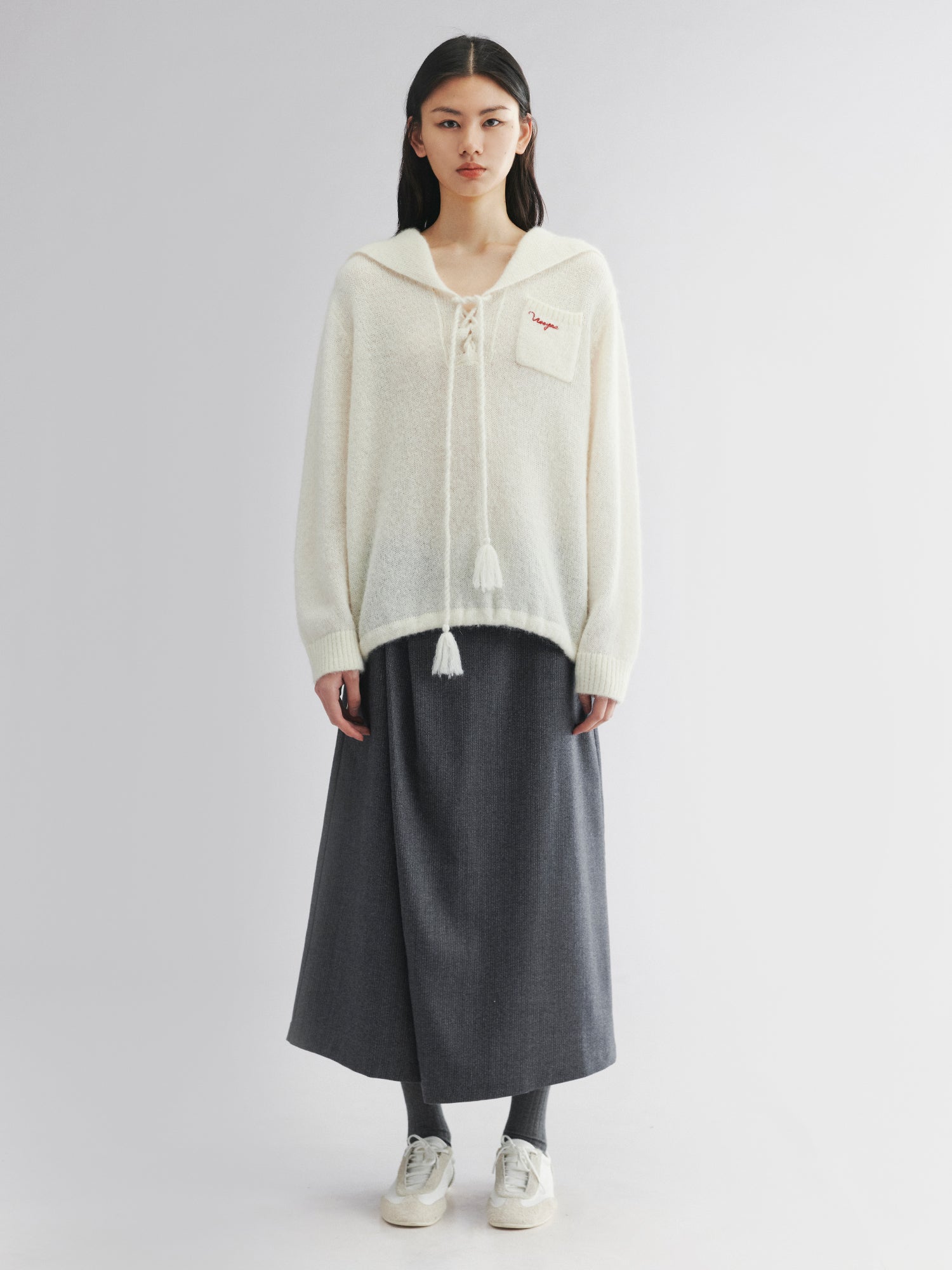 Octopus sailor knit pullover