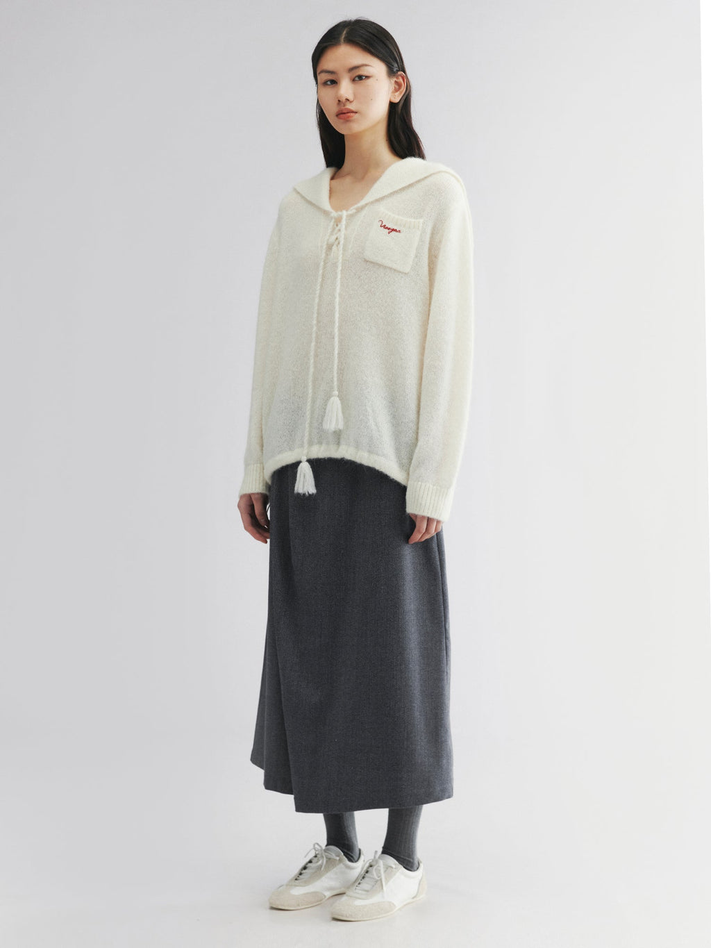Octopus sailor knit pullover