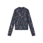 Mermaid mesh print t-shirt