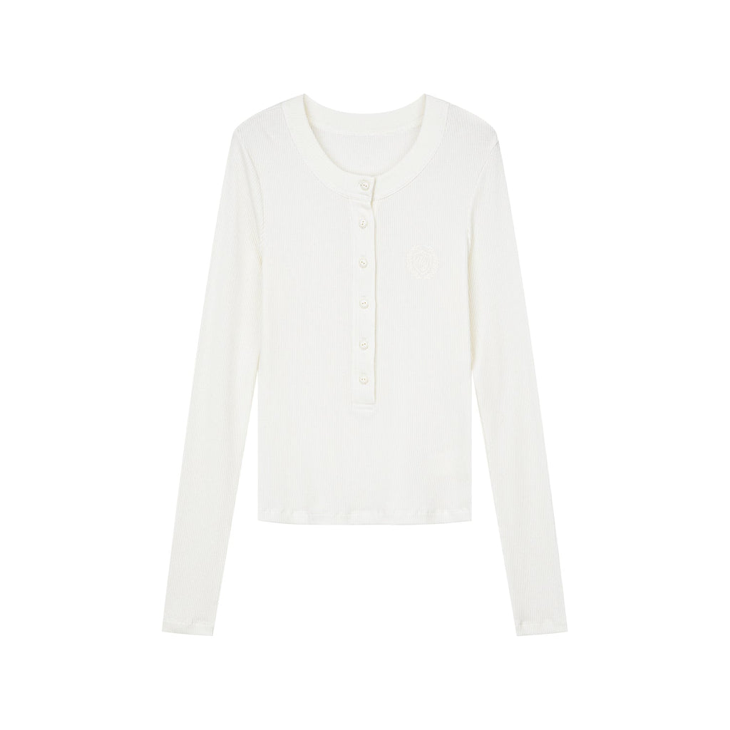 Tencel-Wool Henley T-Shirt