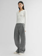 Tencel-Wool Henley T-Shirt