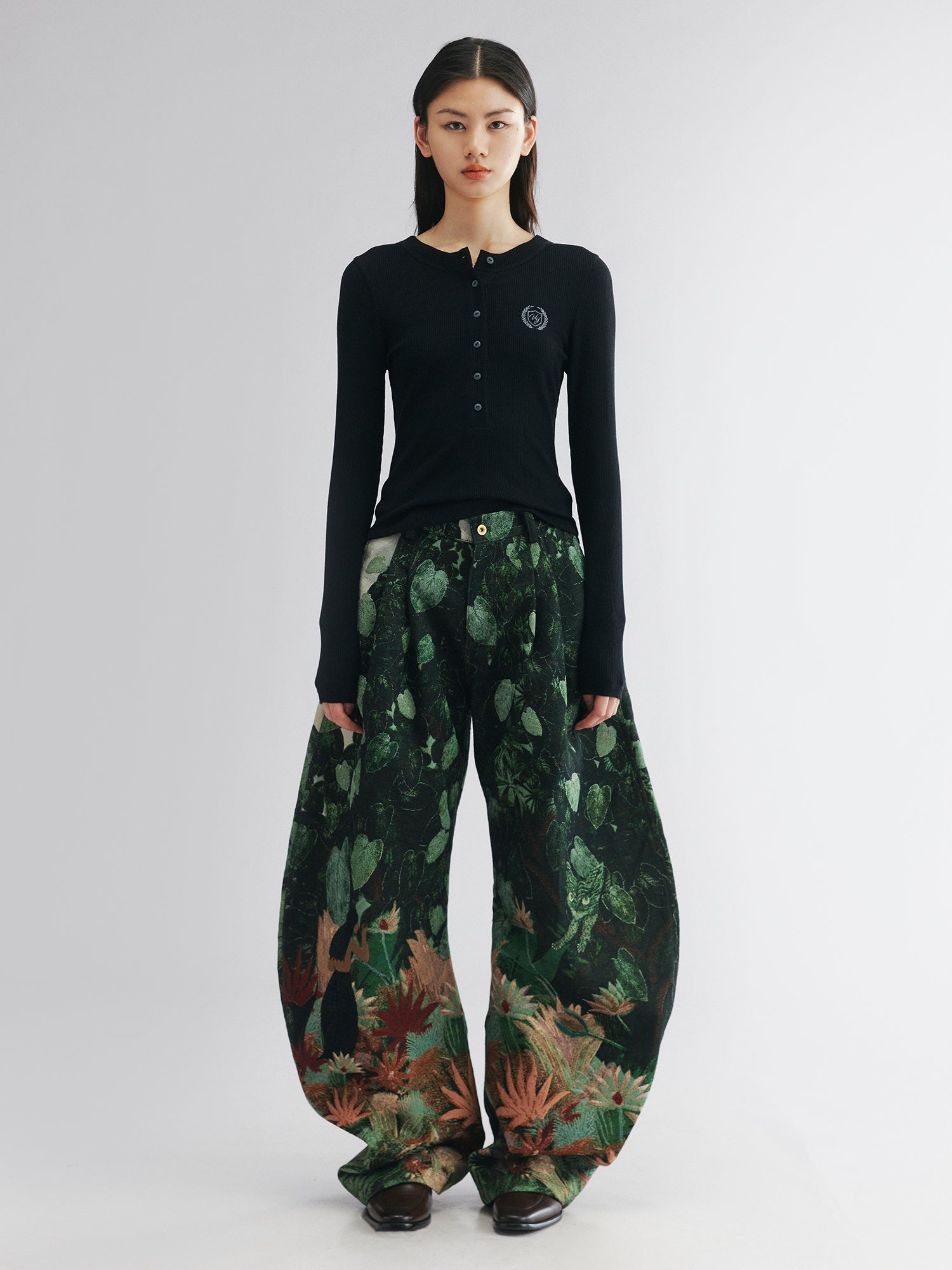 Tencel-Wool Henley T-Shirt