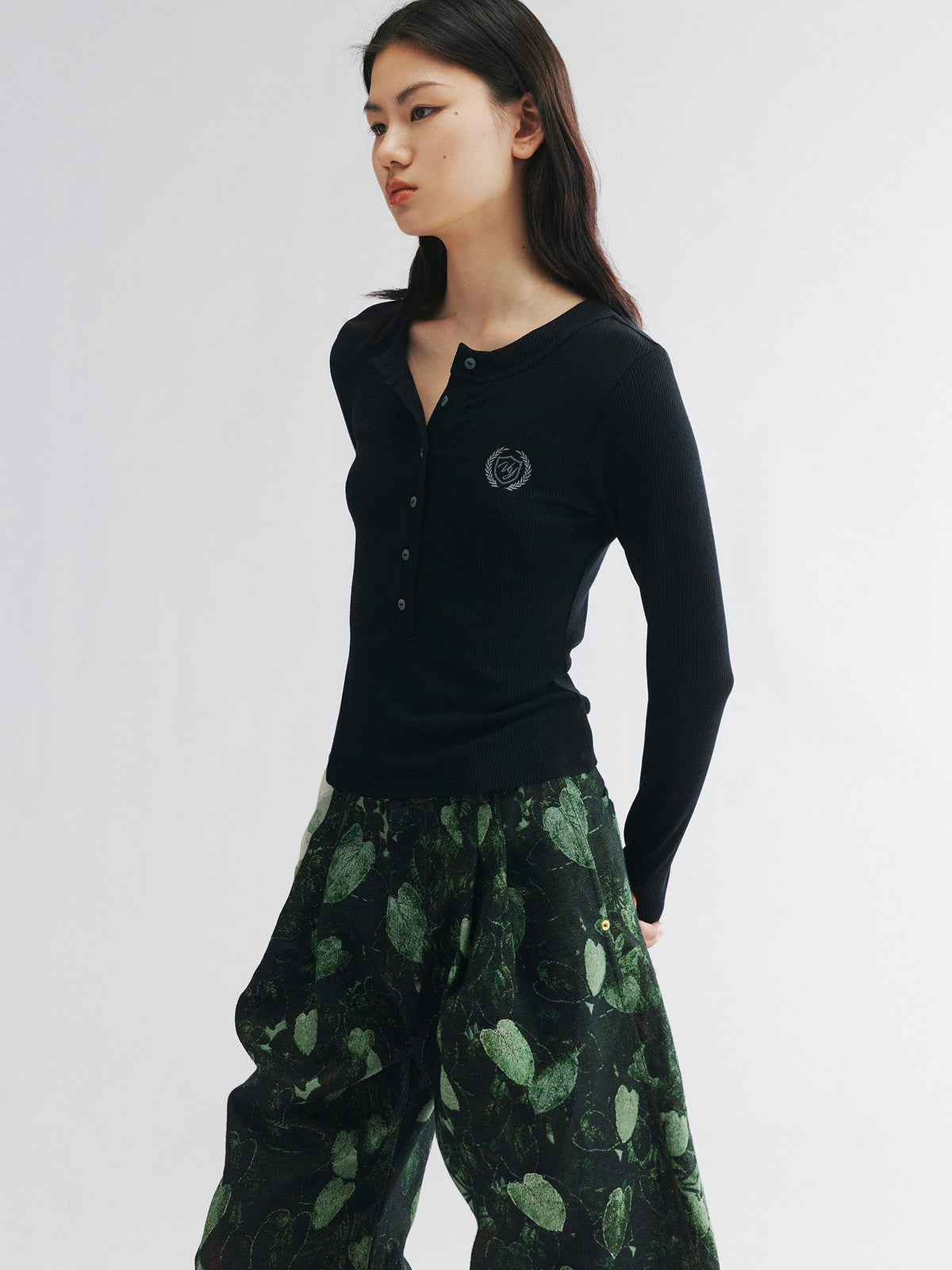 Tencel-Wool Henley T-Shirt