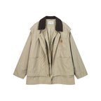Two-piece layered utility jacket