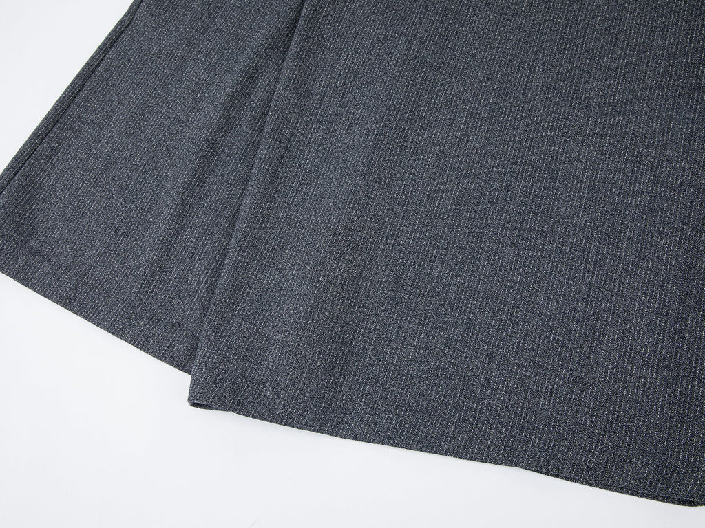 Wrap wool skirt