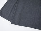 Wrap wool skirt
