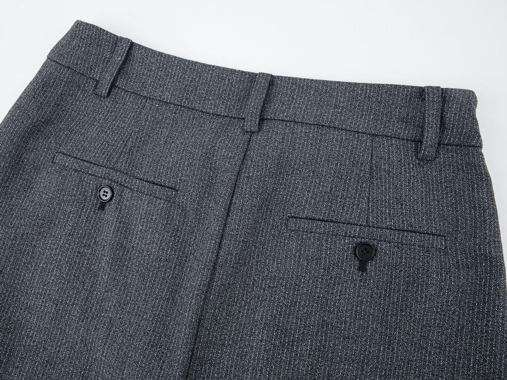 Wrap wool skirt