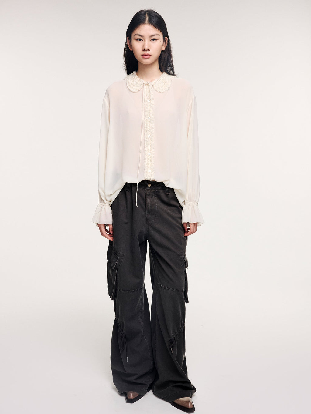 Peter Pan collar shirt