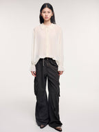 Peter Pan collar shirt