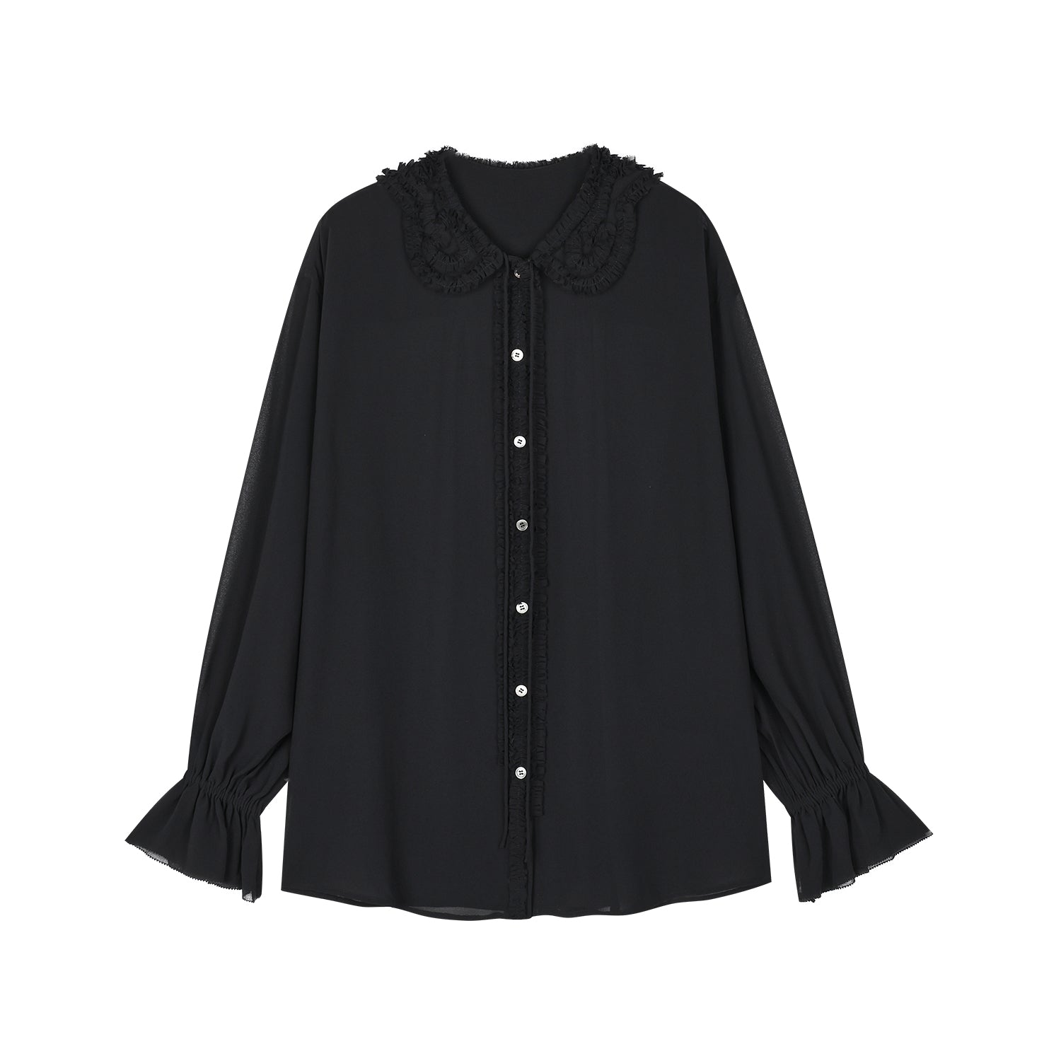 Peter Pan collar shirt