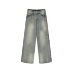 Vintage-wash jeans with a relaxed silhouette