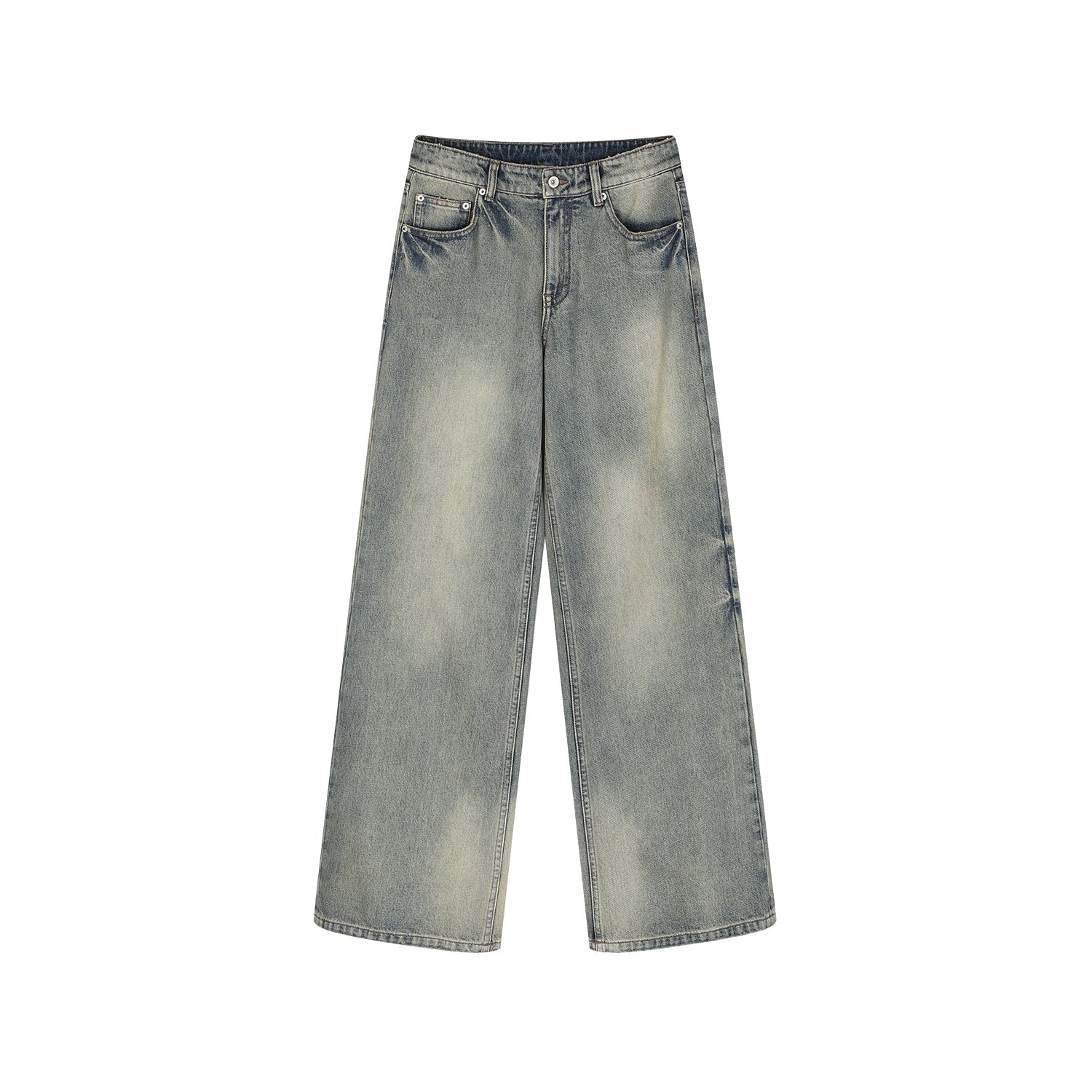 Vintage-wash jeans with a relaxed silhouette