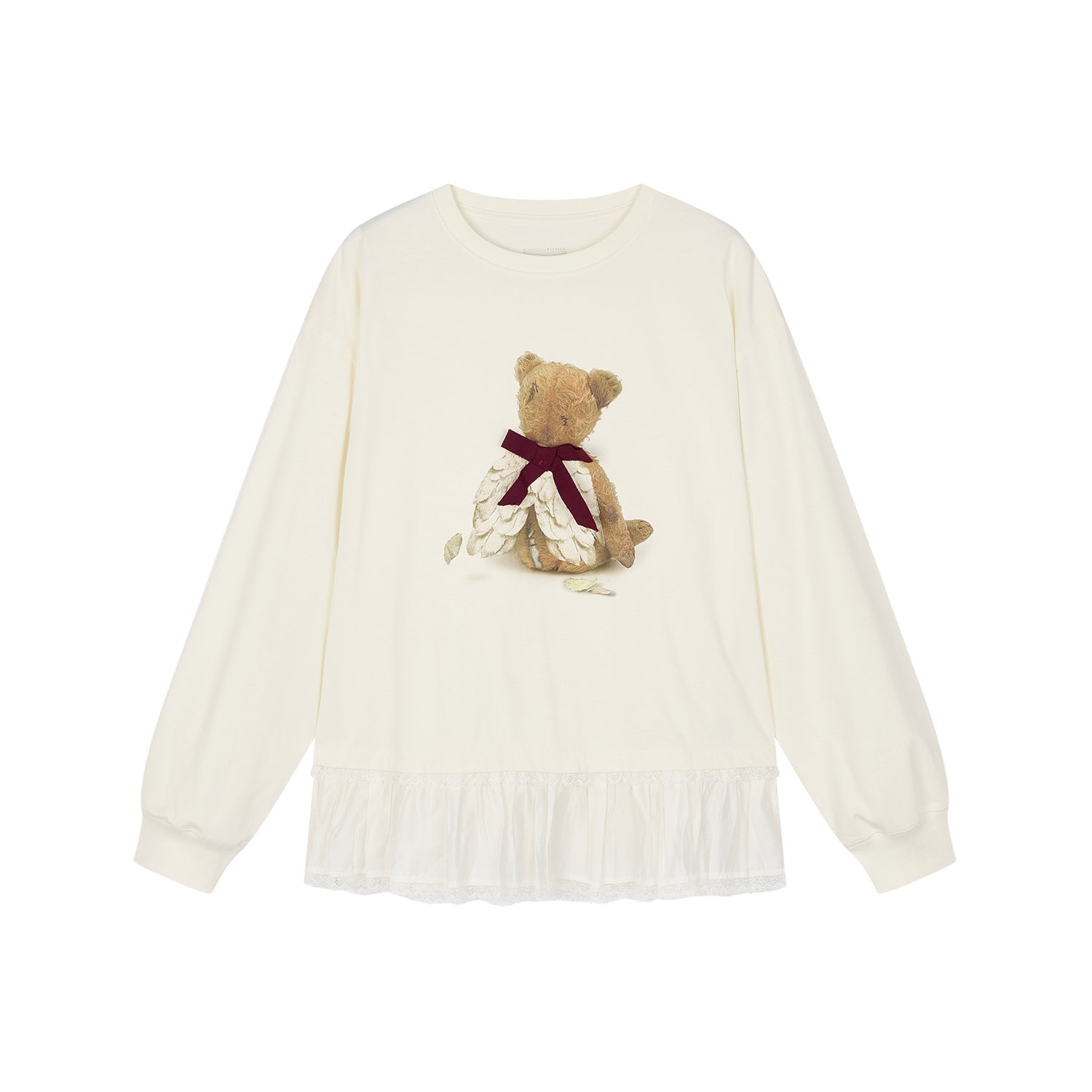 Sad bear long-sleeve t-shirt