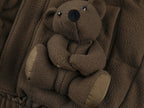 Sad bear 3d down jacket
