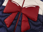 Classic bow outdoor down jacket
