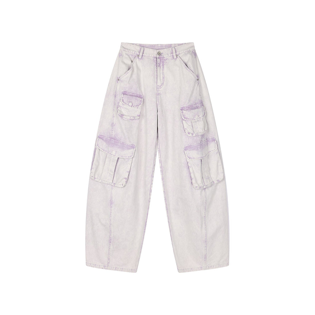 Cargo washed utility pants