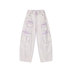 Cargo washed utility pants