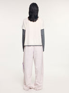 Cargo washed utility pants
