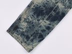Tie-dye scimitar jeans