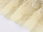 Jacquard skirt with plush hem