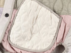 Color-block m65 quilted liner jacket