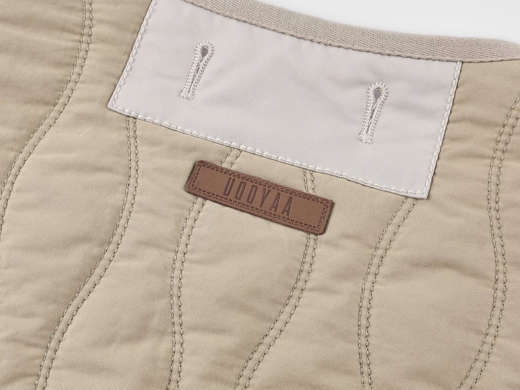 Color-block m65 quilted liner jacket