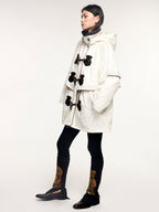 Sad bear parka cotton jacket