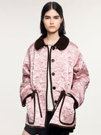 Classical motif quilted m65 liner jacket