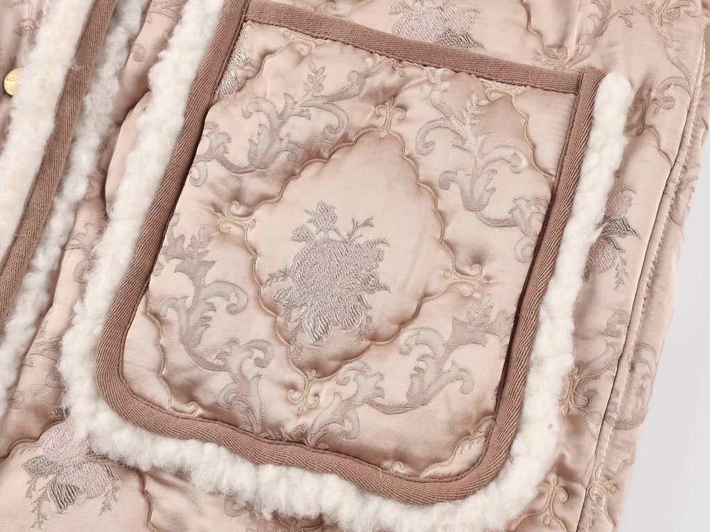 Classic jacquard M65 quilted jacket