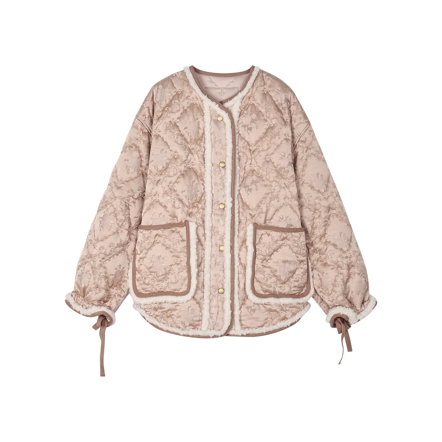 Classic jacquard M65 quilted jacket