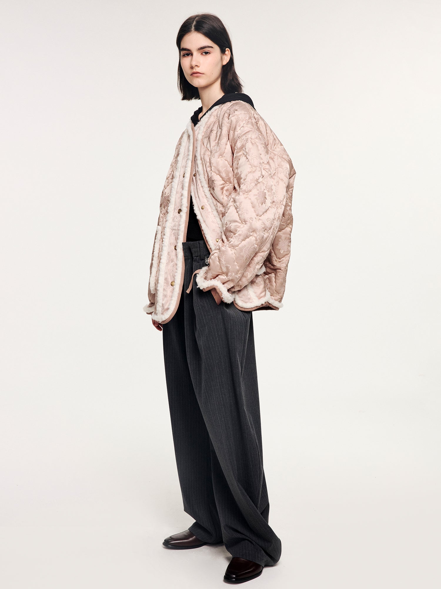 Classic jacquard M65 quilted jacket