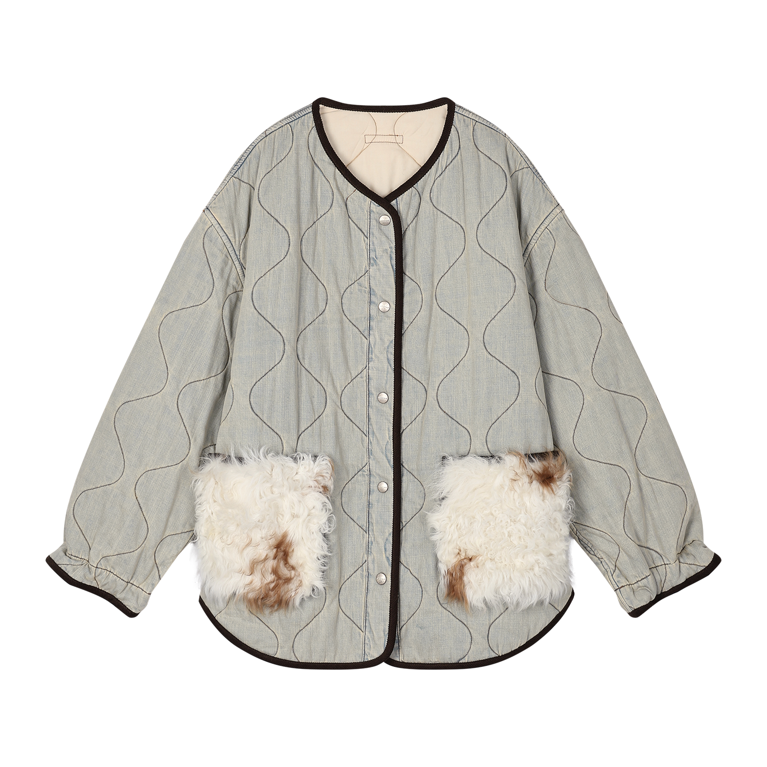 M65 inner cotton jacket with wool pockets