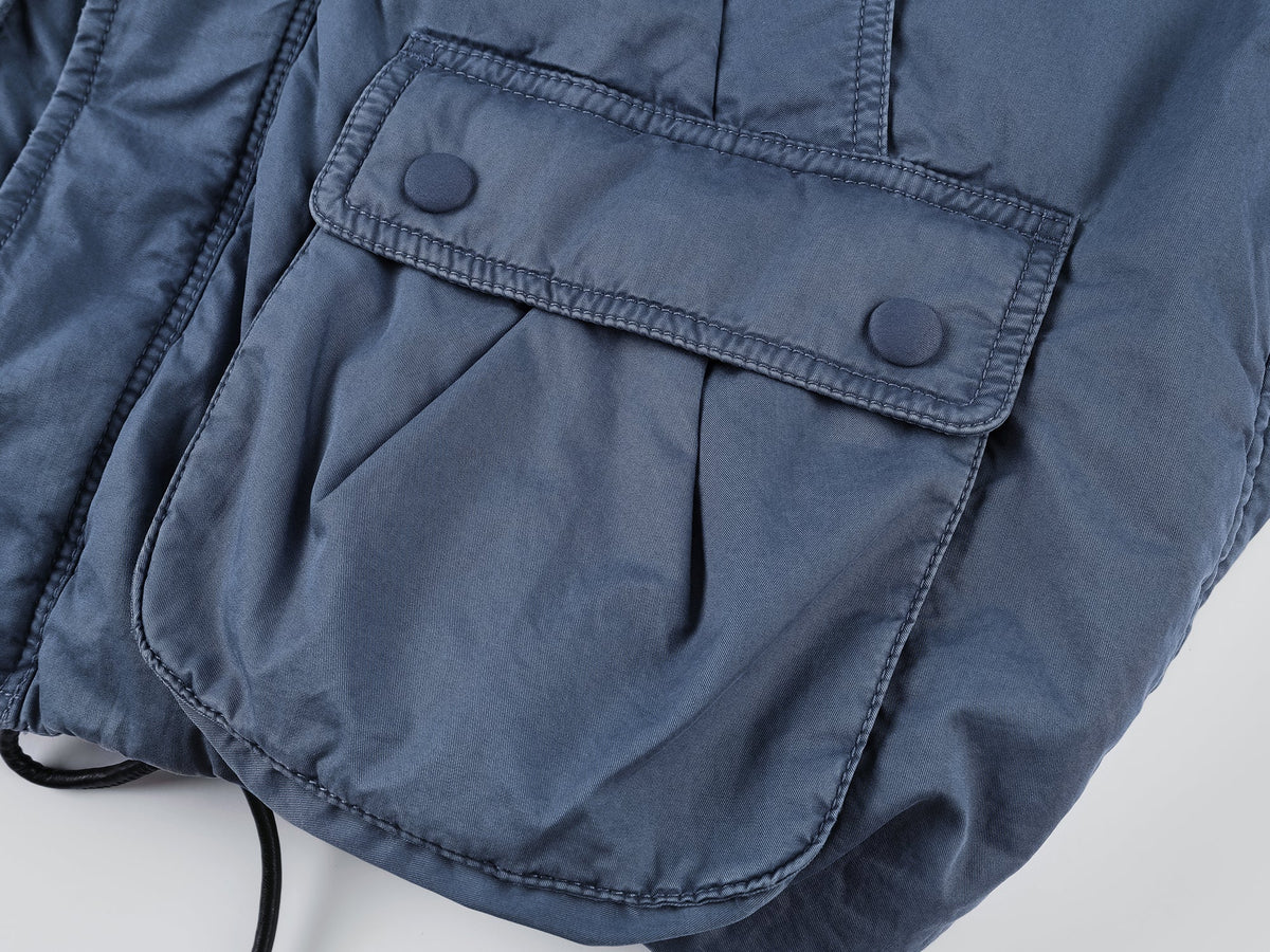 French union blue utility cotton jacket