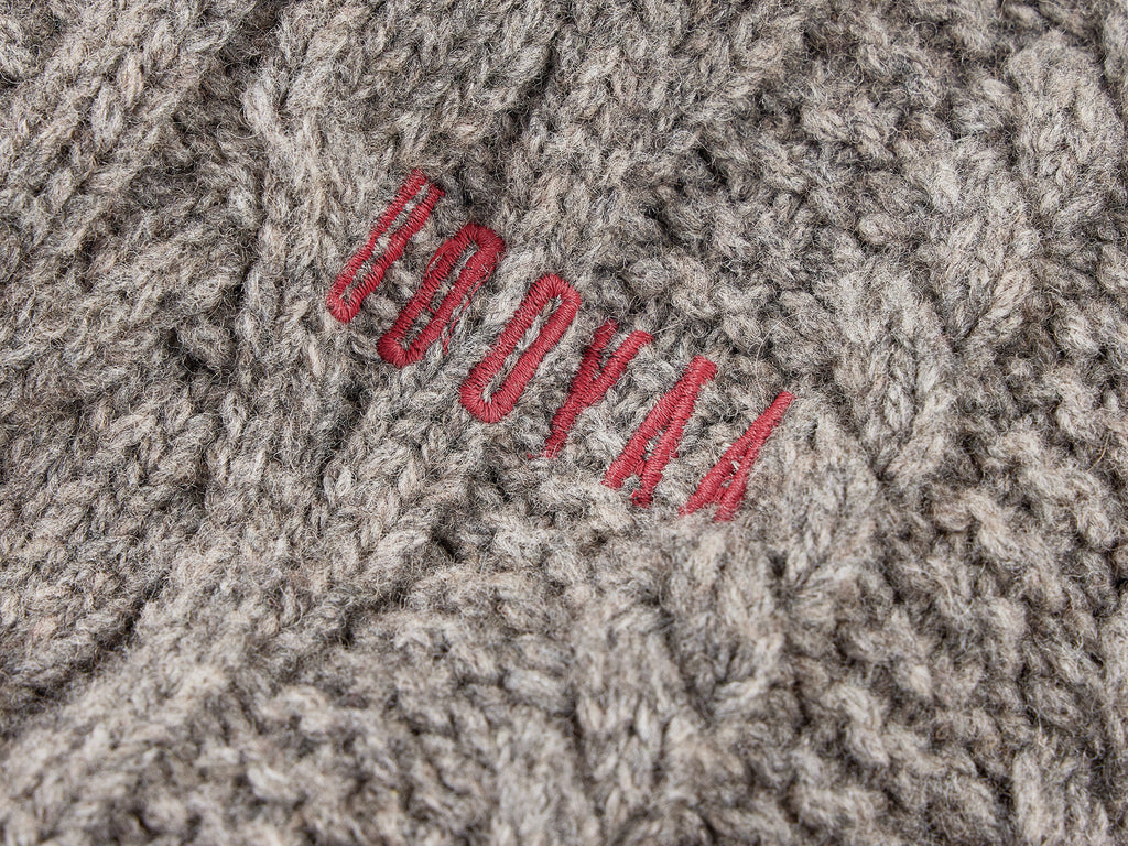 Two-piece layered cardigan-style padded jacket
