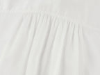 Classical ruched lace shirt
