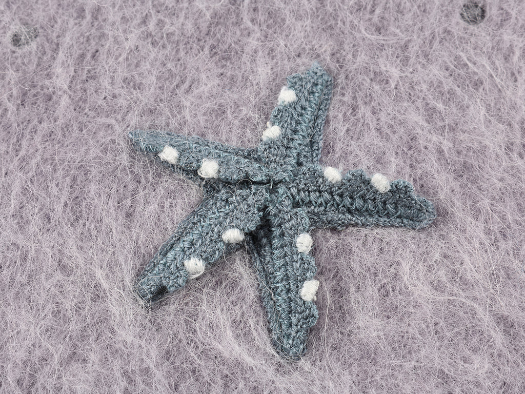 Handcrafted undersea scene pullover